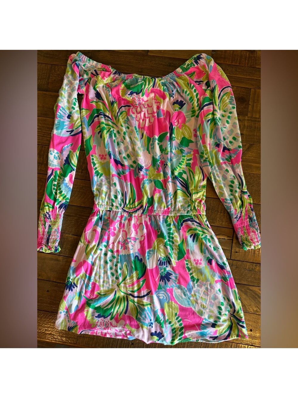 Lilly Pulitzer Lana Off The Shoulder Skort Romper XXS - Picture 6 of 9